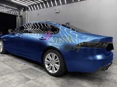 ESSMO PET Super Gloss Metallic Midnight Blue Vehicle Vinyl Wrap Decal Like Paint