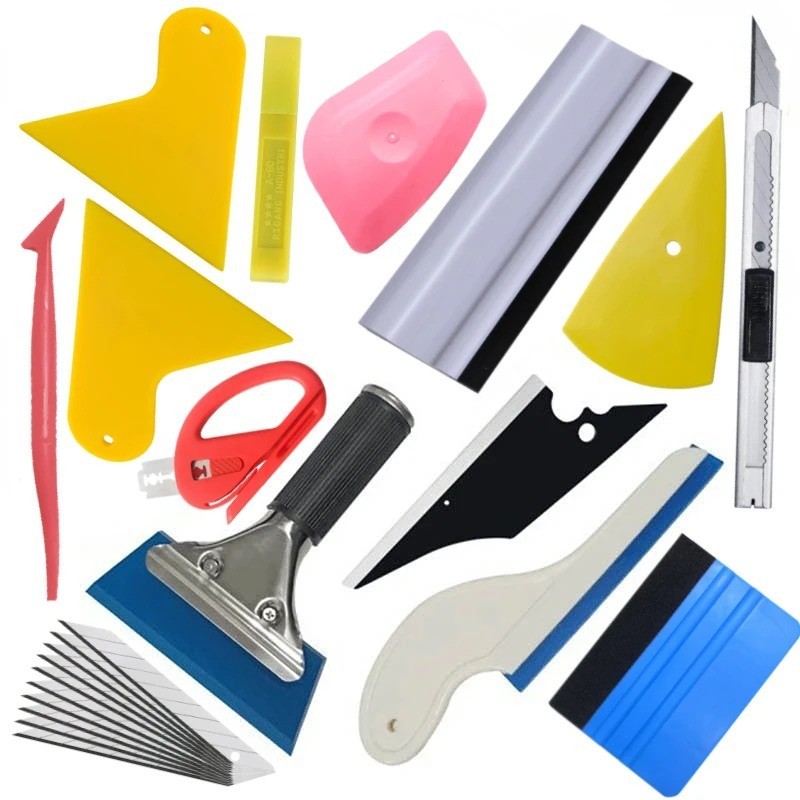 Bulldozer Squeegee Window Tint Kit Car Squeegee for Windshields Glass Vinyls
