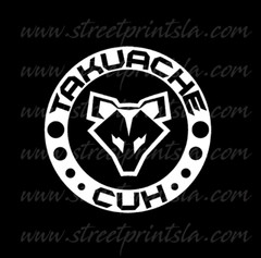 Takuache decal trokiando paisa meme funny vinyl window decal no kema cuh al cien