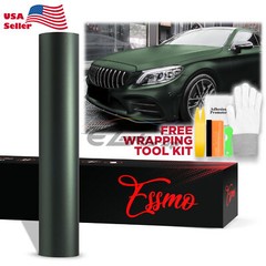 ESSMO PET Matte Metallic Wizard Green Car Vehicle Vinyl Wrap Decal Sticker
