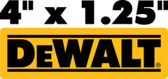 PACK OF 10 DEWALT TOOLS DECAL LABEL STICKER VINYL TOOL BOX TRUCK WINDOW CAR