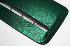 ESSMO PET Marble Forged Matte Carbon Fiber Emerald Green Car Vehicle Vinyl Wrap