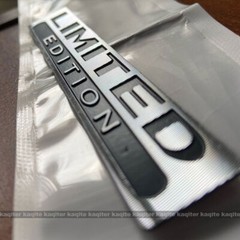 3D Limited Edition Logo Car Chrome Emblem Badge Metal Decal Sticker Accessories