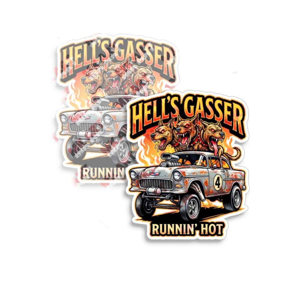Hells Gasser Cerberus Fits Bel Air Built Not Bought Rat Rod 2 Pack MK102
