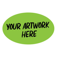 CUSTOM LOGO STICKER White Round Square Custom Shaped Multiple Sizes Full Colour