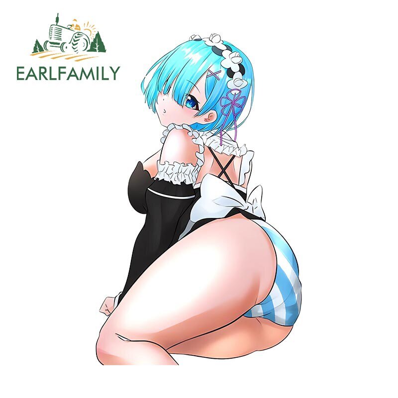 EARLFAMILY 5.1″ PVC Rem Re Zero Anime SUV Car Sticker Motorcycle Decal RV decor