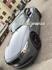50FT x 5FT Cement Gray Ultra Gloss Vinyl For Whole Car Wrapping Graphics Film US