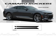 2016 2017 Camaro Skid Lower Rocker Door Accent Vinyl Graphic Decals 3M Stripes