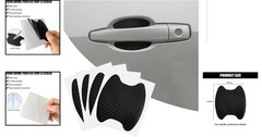 Self-Adhesive Carbon Fiber Door Handle Cup Stickers – 4pcs for Most Cars