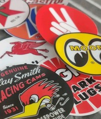 Bundle 26+ Racing MINI SIZE decals. NASCAR NHRA stickers Toolbox, Drag Racing