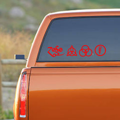 Led Zeppelin Sticker Vinyl Decal Car Truck Window Bumper Pick Size & Color Rock