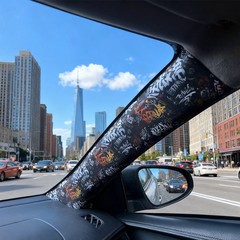 1 Roll Car Interior Self Adhesive Fabric JDM Style Universal A B pillar.