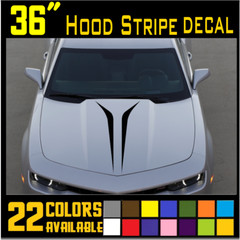 36″ Long Car Hood Decal Sticker Universal Auto Racing Body Stripe Vinyl [H2]