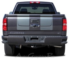2016 2017 2018 Chevy Silverado Vinyl Graphic Hood Racing Stripe 3M Decal RALLY