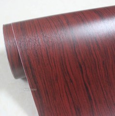 Satin Flexible Wood Grain 3D Textured Vinyl Wrap Car Furniture Sticker #9722 AX