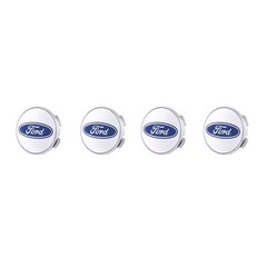 4PCS 54mm Self-Powered Floating LED Wheel Hub Light Wheel Center Caps for Ford