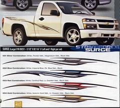 Automotive customizing graphic kit SURGE DISCOUNTED