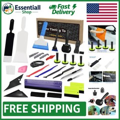 Professional Window Tinting Kit: Squeegees & Sponge Roller for Perfect Finish