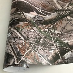 Real Camo Tree Vinyl Car Wrap PVC Adhesive Real Tree Camouflage Film For Truck