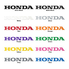 Honda Logo Vinyl Decal | Premium Waterproof Car Window Truck Boat Jetski Sticker
