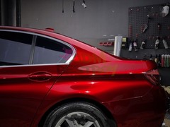 ESSMO PET Super Gloss Metallic Cherry Red Vehicle Vinyl Wrap Decal Like Paint