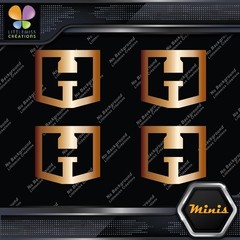 Compatible Hart Tools H Logo Only Pack of 4 MINI SIZE Decals Stickers Vinyl