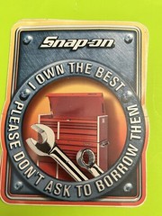 BUY FOUR GET ONE FREE! NEW Vintage Snap-on Tools Box Sticker. I OWN THE BEST.