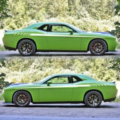 Car Side Body Vinyl Decals Racing Sports Long Stripe Graphics Sticker Waterproof