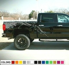 Mud splash For Silverado decal 2007 2014 2015 2017 bed graphics sticker bumper