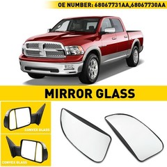 1/2Set Left + Right For Dodge Ram 1500 3500 2500 Tow Mirror Spotter lower Glass