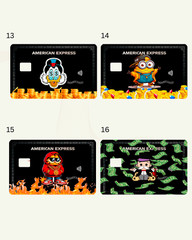 CUSTOMIZABLE AMERICAN EXPRESS Credit Card Sticker