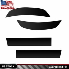 4PCS Front Fender & Rear Bumper Vinyl Tint Decals For 2024-2025 Chevy Traverse
