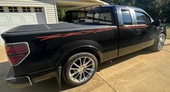 Custom reverse C hollow Harley Flame stripes fit any Ford F150 250 350