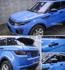 PET Gloss Full Car Truck SUV Vinyl Wrap Hood Sticker Stretch Abu Dhabi Blue HDUS