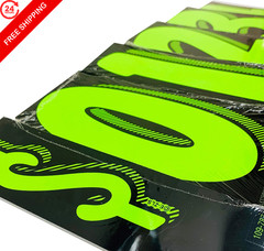 EZ Line Vinyl Decals for Cars Chartreuse Large Number 7.5 Inches,