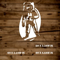 Astronaut|Vinyl Sticker |Decal for Window|Laptop|Any smooth surface