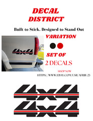 988 – 1998 4×4 Decals for Chevy Silverado GMC Sierra(1500 2500 3500) HD stickers