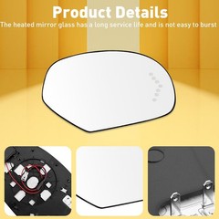 1/2Set Mirror Glass Tahoe For Chevy Silverado Yukon 07-13 Power Heated Signal US