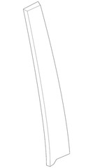 12′-16′ HONDA CR-V LH Rear Door Center Pillar Garnish