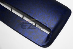 ESSMO PET Marble Forged Matte Carbon Fiber Royal Blue Car Vehicle Vinyl Wrap