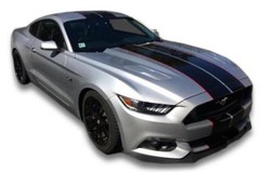 10 11 12 13 14 Ford MUSTANG 10″ DUEL Racing Vinyl Stripe Graphic Decal 36 FT.