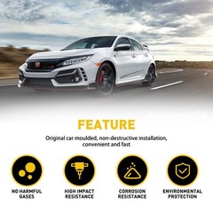 Mud Flaps Splash Guards For 2016-2021 Honda Civic Sedan Front&Rear Wheel J