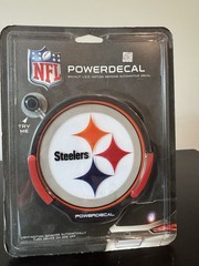 Steelers Power Decal Backlit LED Motion Sensing Automotive Decal