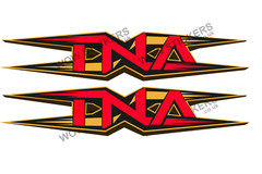 2 x TNA Wrestling Sticker B Decals man cave car van laptop WWE WWF (Choose Size)