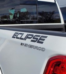 OEM Chevy Silverado LZ-1 Eclipse By Sherrod Bedside Vinyl Decals 2PC Set New