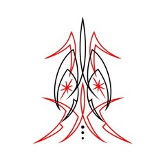 Hot Rod Pinstriping Decal – 10″ x 8″ – Vinyl – Free Shipping! – 2 Colors