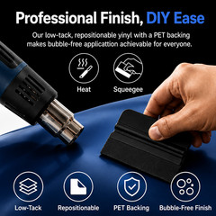5ft x 50ft Matte Chrome Blue Car Wrap Ultra Smooth No Orange Peel Air Release