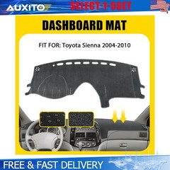 Gray Dash Cover Mat for Toyota Sienna 2004-2010 Sunshade Dashboard Pad 1-5X