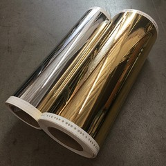 Metallic Rescue Arrow Sticker Die Cut gold silver chrome