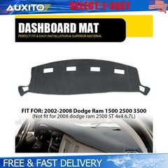Gray Dashmat Dashboard Cover Pad for 02-08 Dodge Ram 1500 2500 3500 Truck 1-5X
